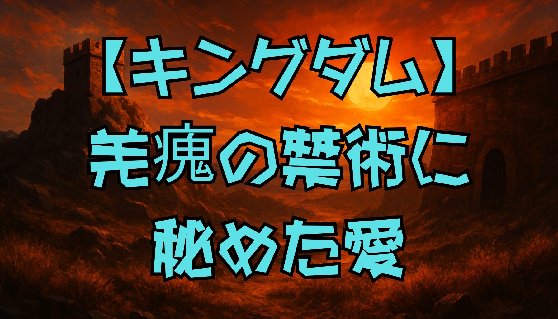【キングダム】羌瘣の寿命はどれくらい縮んだ？禁術の代償と信への深い愛を徹底解説！