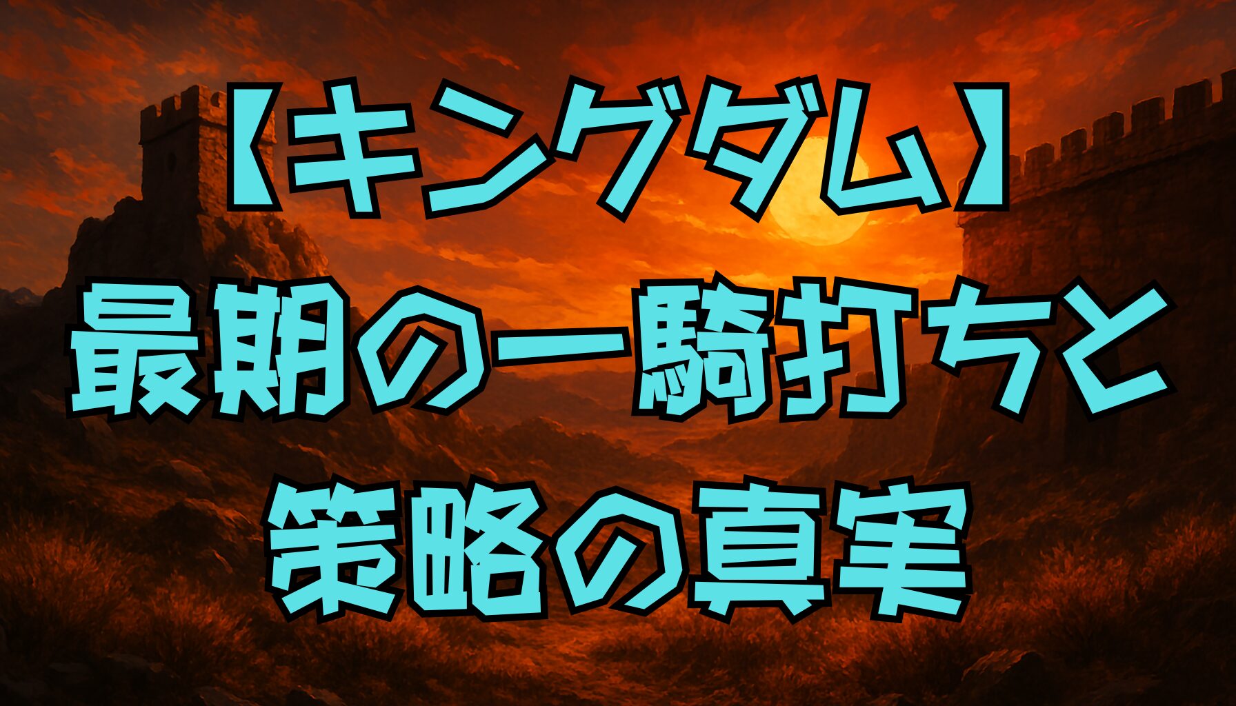 【キングダム】慶舎の最期を徹底解説｜信との一騎打ちの真相と敗因、策略家としての生涯