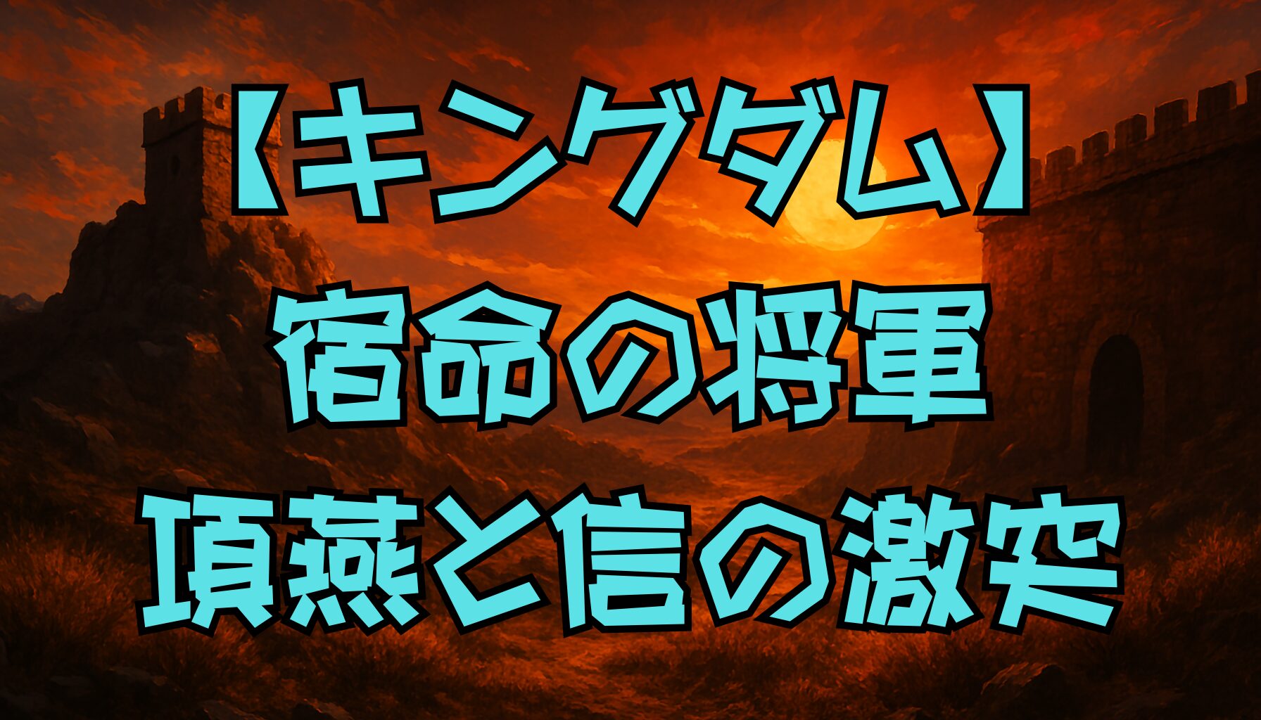 【キングダム】楚国大将軍・項燕の全貌｜初登場の予想から信との対決、史実との比較まで解説